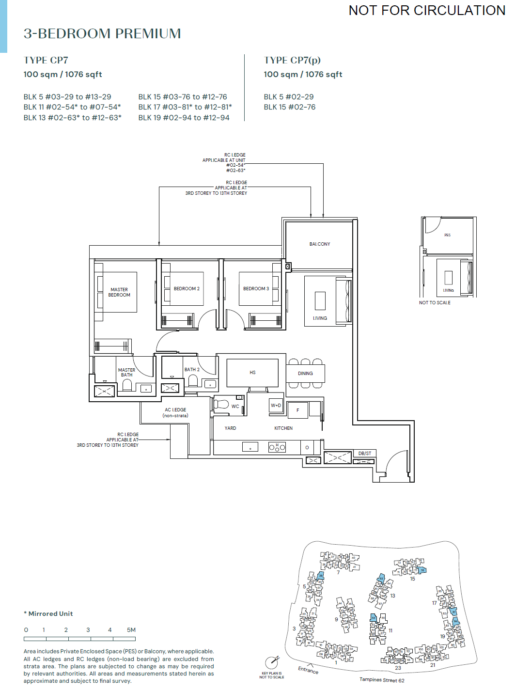 Parktown Residences - 3 Bedroom Premium Type CP7