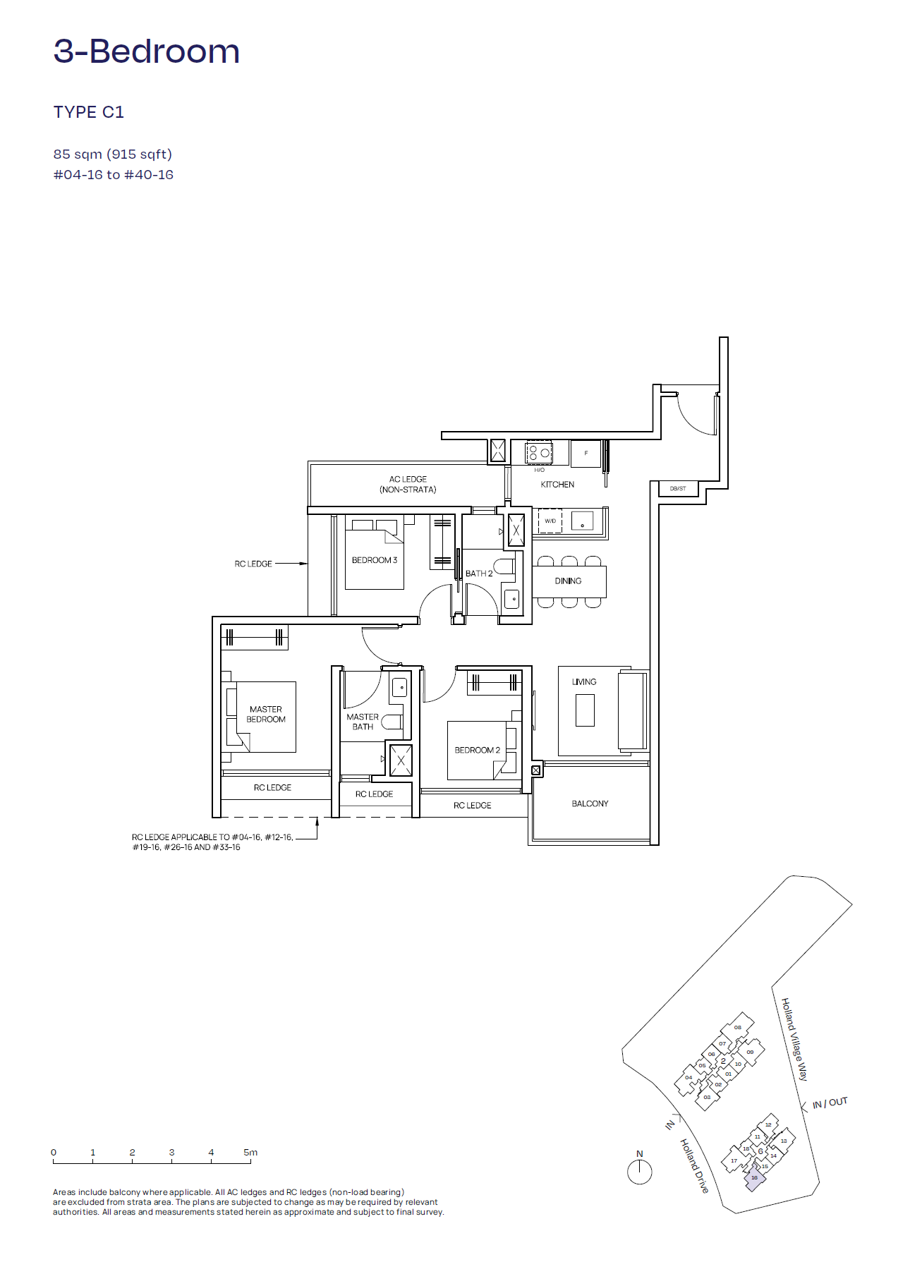 Skye at Holland - 3 Bedroom Type C1